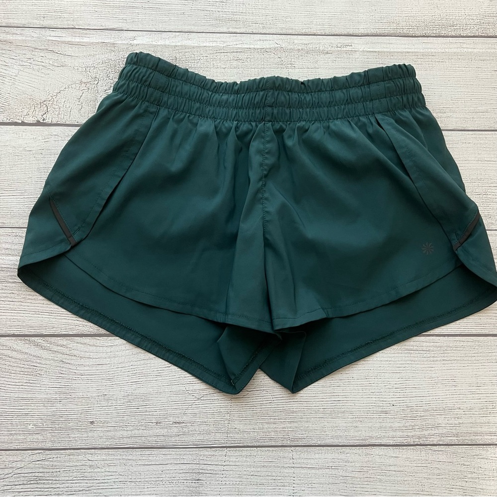 Athleta Dark Green Athletic Shorts